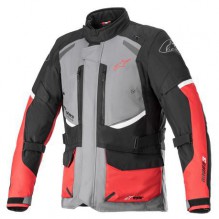 Alpinestars Jacka Andes v3 Drystar Grå/Svart/Röd M