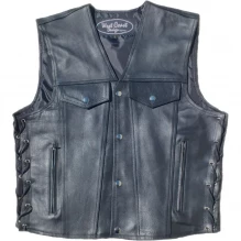 SKINNVEST PREMIER M/SNØRING   M