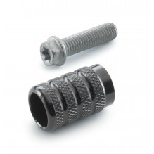 Footbrake lever step plate