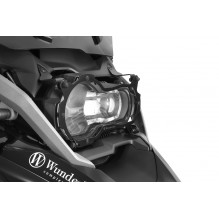 Headlight protector foldable CLEAR - black