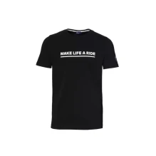 MAKE LIFE A RIDE men's black T-shirt T-shirt MAKE LIFE A RIDE herr svart 3XL